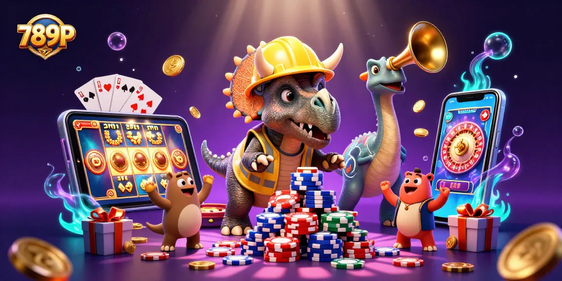 Engage with 789P's exciting online casino experience featuring vibrant characters and gaming elements.