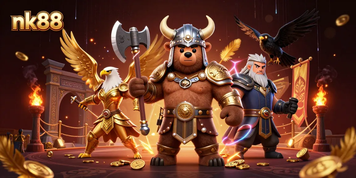 Experience the thrill of nk88 with Viking warriors and casino battles in an exhilarating showdown.