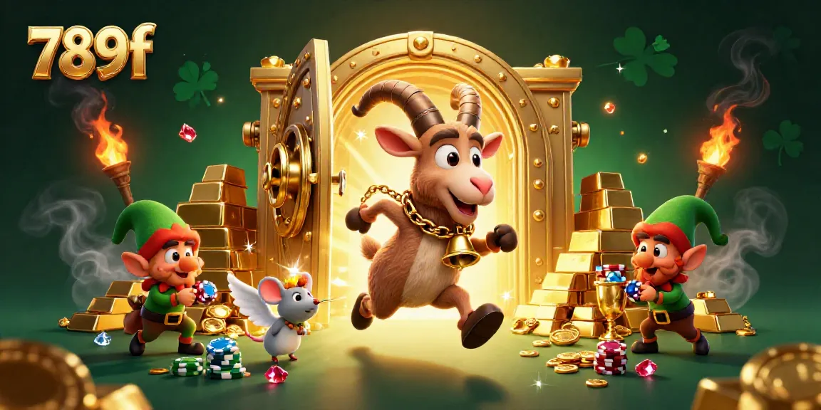Experience the thrilling world of 789f with Krampus running a casino and gremlins stealing chips.