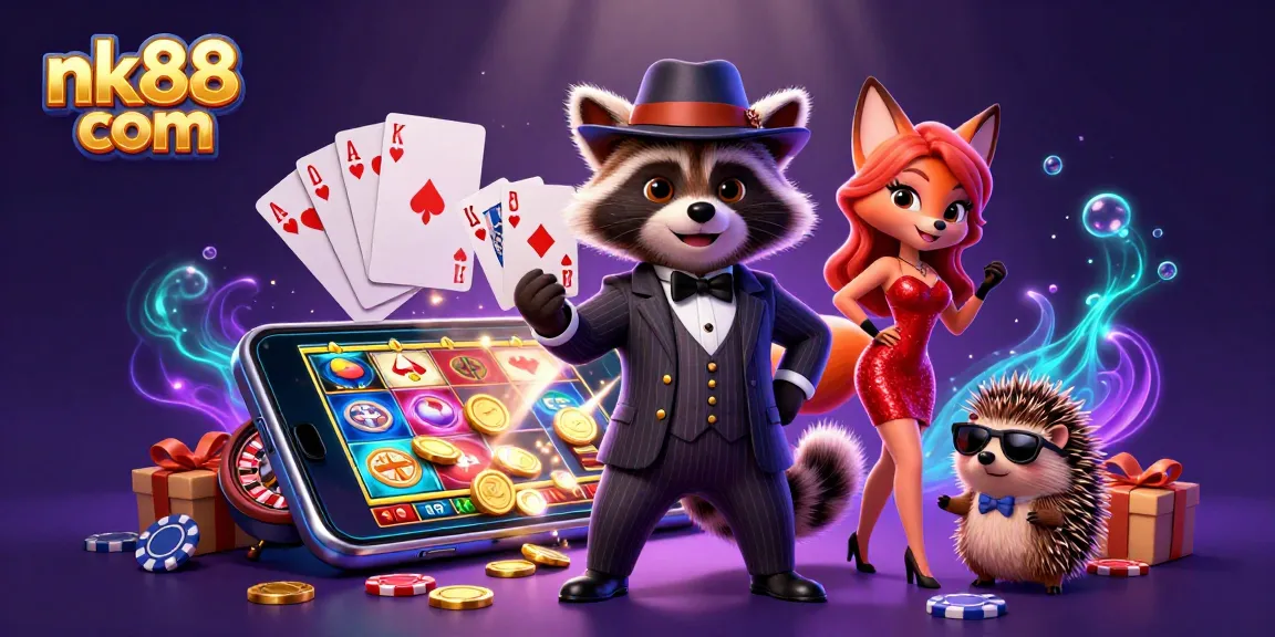 Experience thrilling gaming with nk88 com featuring charming characters and dynamic casino elements.