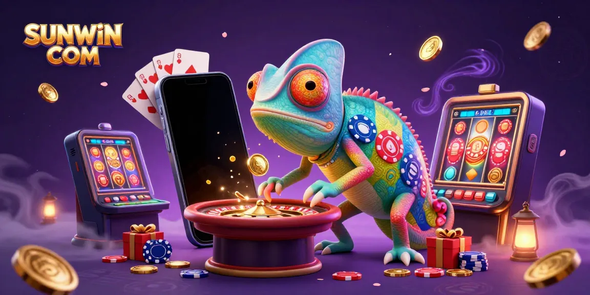Engage with thrilling casino action at SUNWIN COM showcasing vibrant gaming elements and characters.