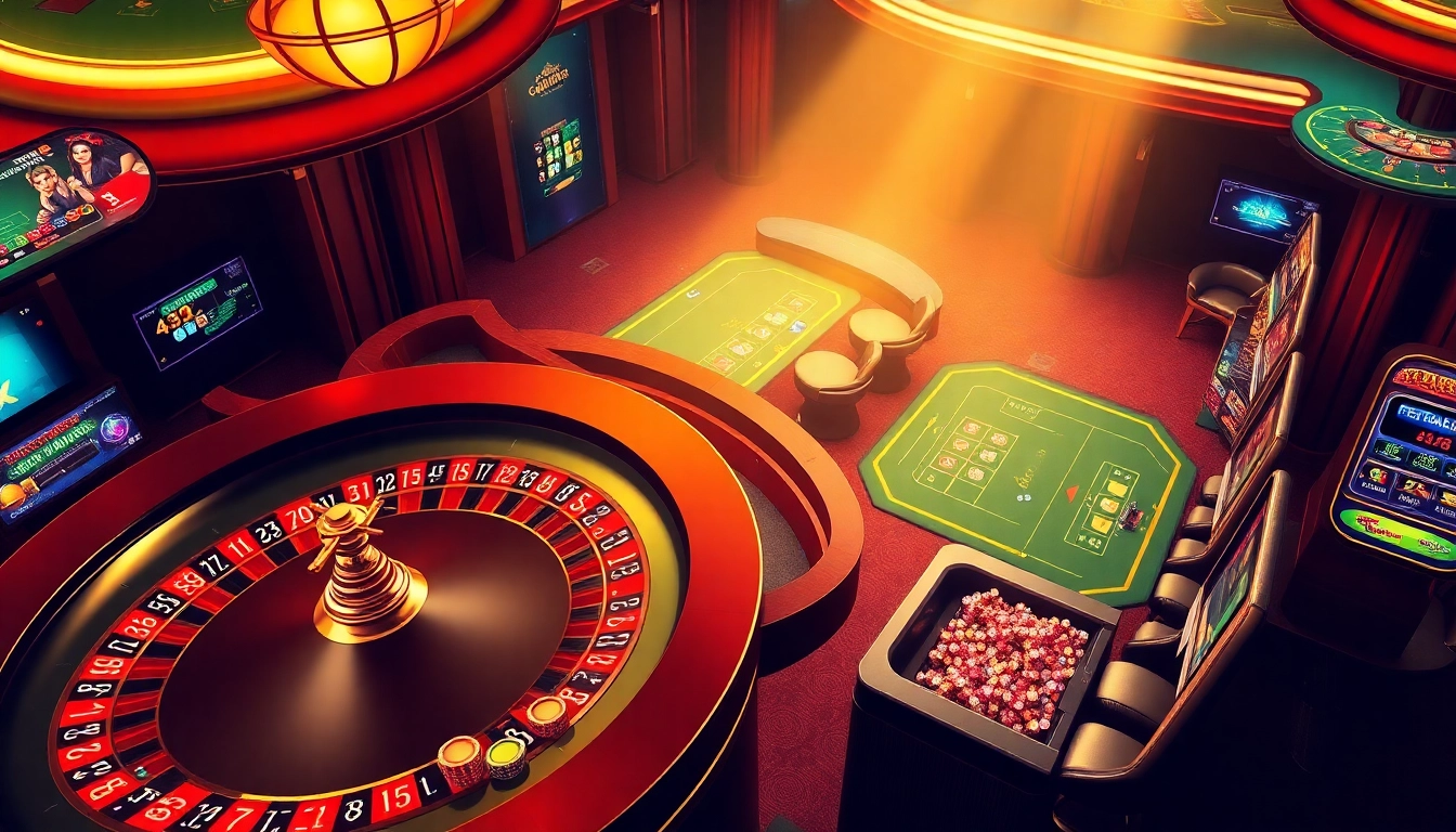 Playing at xx 88 with vibrant online casino tables and a spinning roulette wheel.