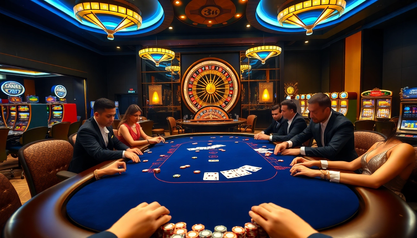 Experience the thrill of high-stakes poker at https://13win00.com/ with elegant players and casino ambiance.