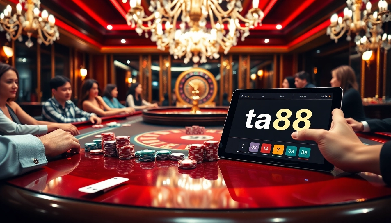 Join the excitement at ta88 with vibrant poker action and casino games.